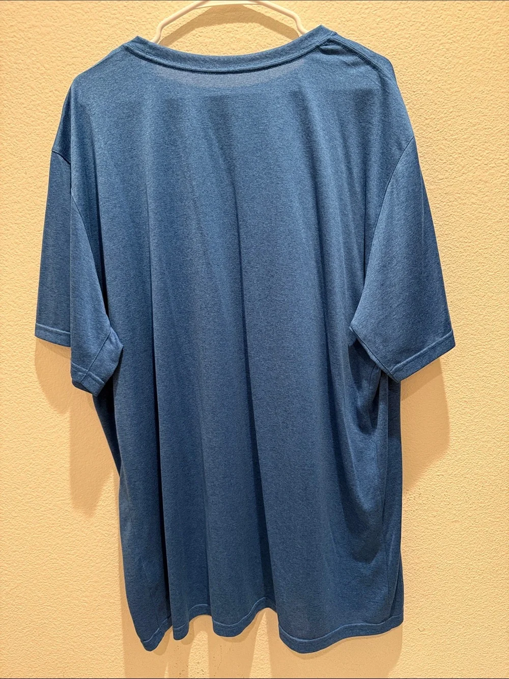 Nike Men's Heathered Slate Blue Short-Sleeve Athletic Tee